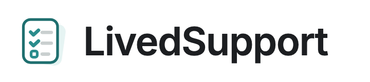 The LivedSupport logo with its name